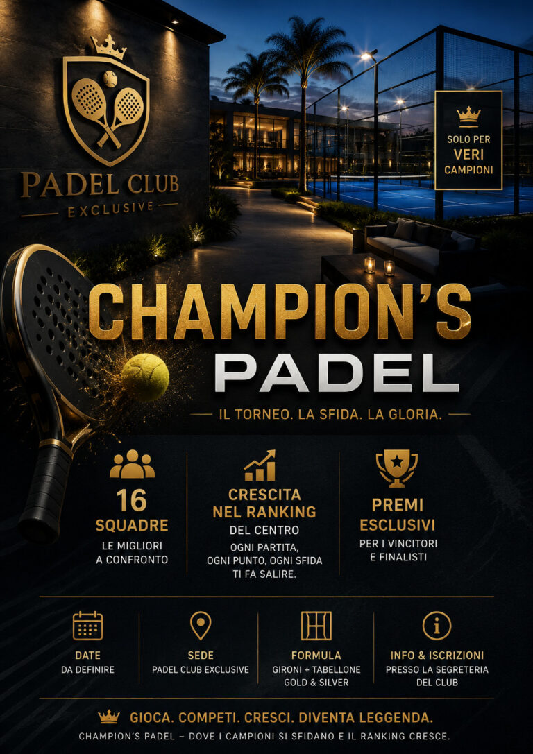 Locandina: Champion's Padel Tour