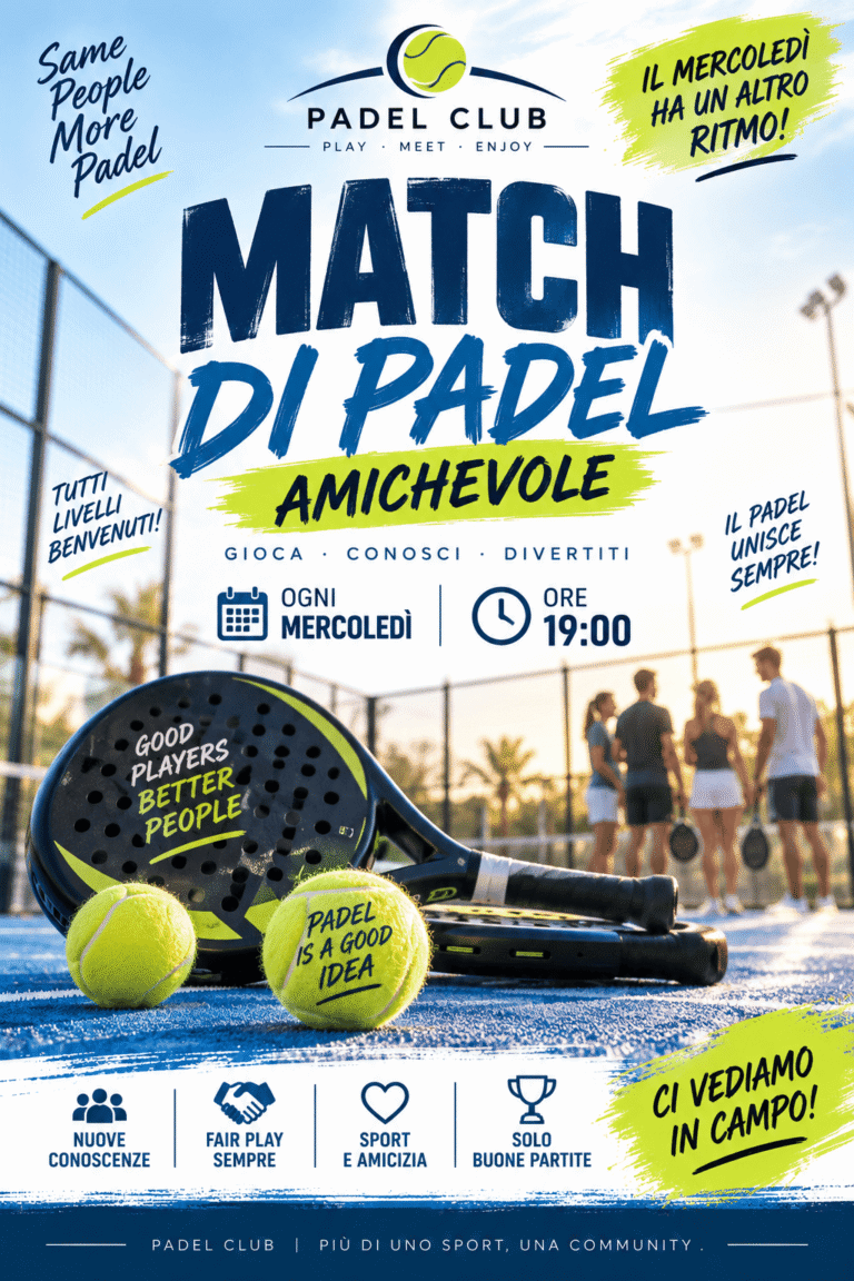 Locandina: Weeckly Padel